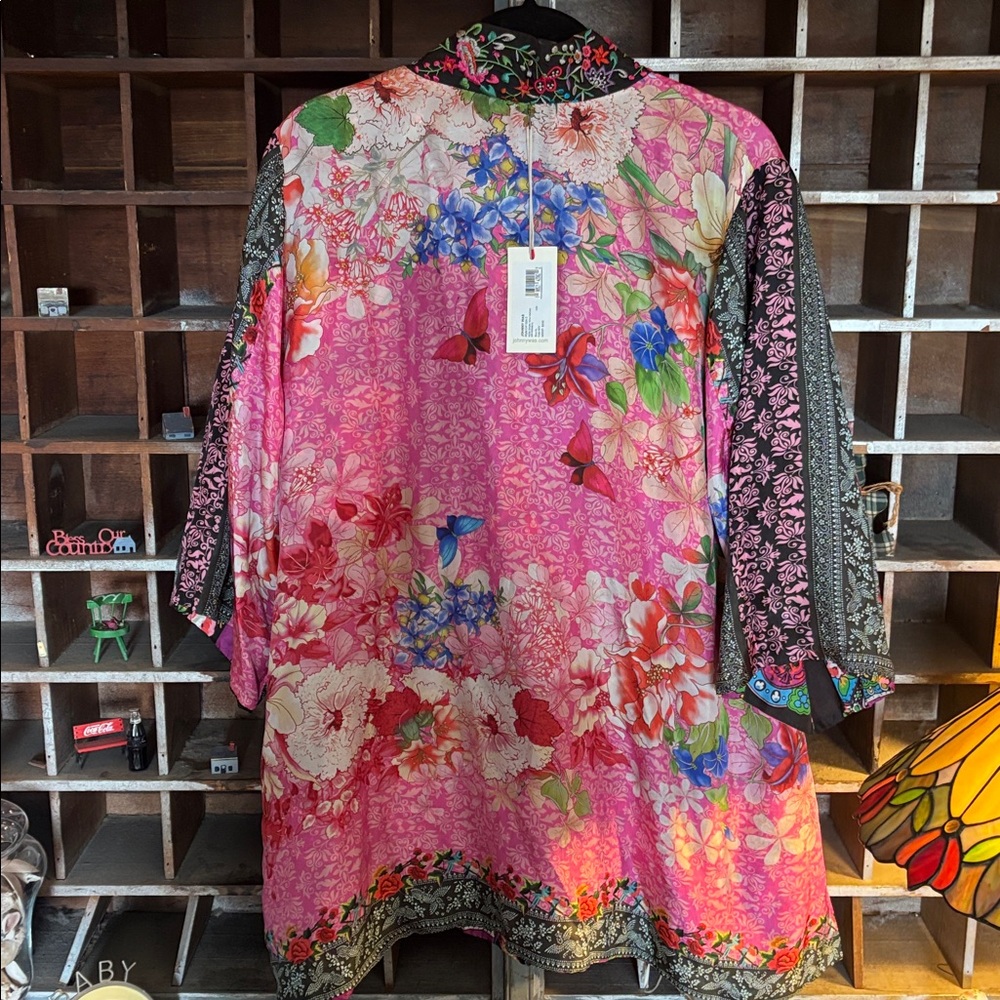 Johnny Was SOLD OUT Rose Spark Yena Kimono - Picture 7 of 7